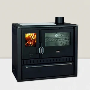 Wasserführender Premium-Küchenofen, Holzherd GT W10 schwarz 13,3kW