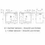 Senko C-35 Premium | Wasserführender Küchenherd | 35 kW | linke Version | A+ | anthrazitgrau – Bild 3