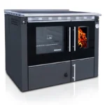 Senko C-35 Premium Wasserführender Küchenherd 35 kW linke Version A+ anthrazitgrau