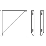 Bertrams | Wandkonsole Edelstahlkamin DW