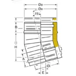 Bogen Edelstahlkamin