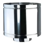 Bertrams | Mündungsabschluss mit Fallwind- & Regenschutz Edelstahlkamin | Rinnexa