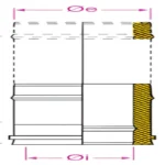 Bertrams | TELESKOPROHR verstellbar 25 – 45cm Edelstahlkamin | Rinnexa