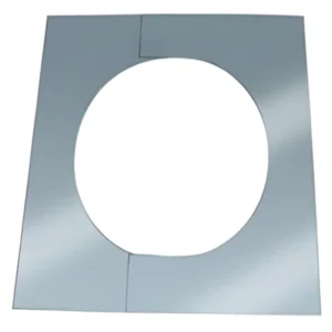 Bertrams | ABDECKBLENDE 2-teilig für Dachdurchführung Edelstahlkamin | Rinnexa