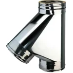 T-ANSCHLUSS 45° Edelstahlkamin