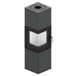 HITZE | GABI Moderner freistehender Kamin