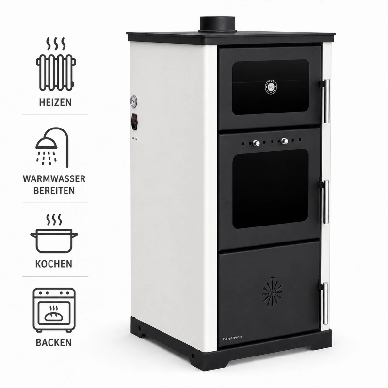 Wasserführender Holzherd Vera Oven Hydro