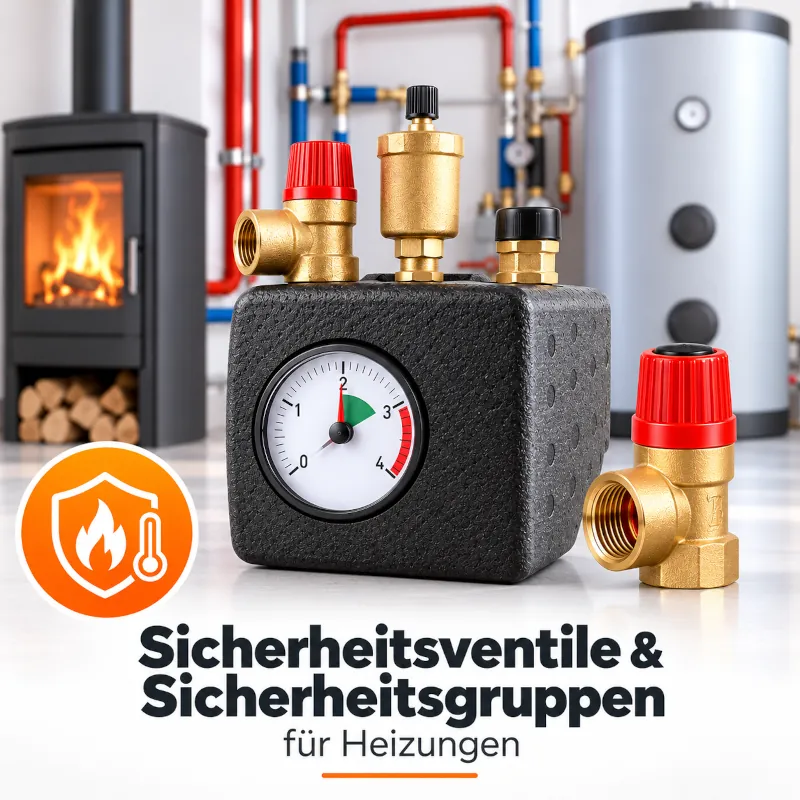 Sicherheitsventile / Sicherheitsgruppen für Heizungen